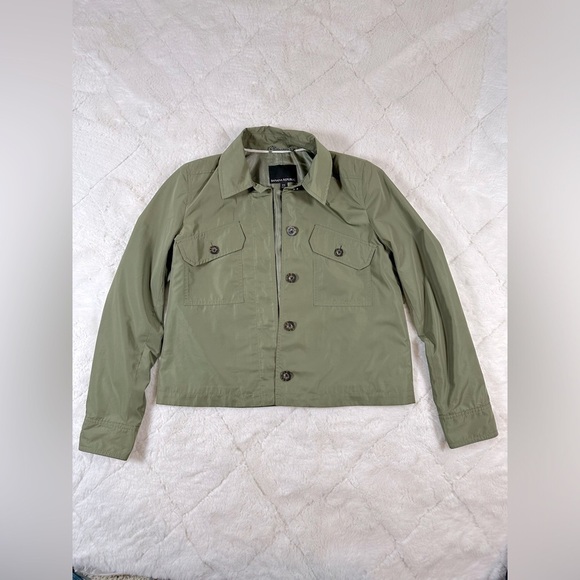 Banana Republic Jackets & Blazers - Banana Republic Women’s xs extra small polyester utility button jacket pockets